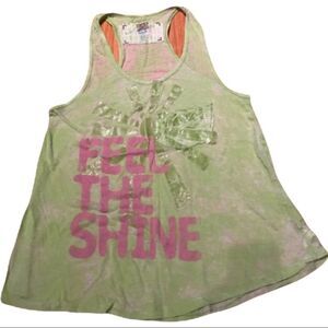 Green burnout tank 